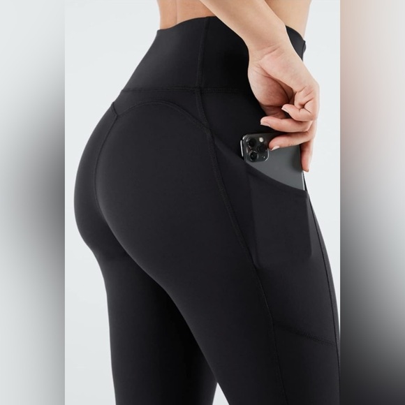 Fabletics Black High-Waisted Leggings - Picture 2 of 8
